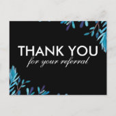 FAIRE-PART CARTE POSTALE DE MERCI DE RÉFÉRENCE (Devant)