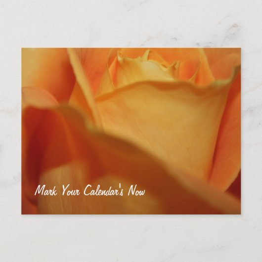 Faire-part Carte Postale de Mise en Garde de Date (Devant)