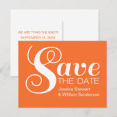 Faire-part Carte postale de mise en vente Chic Typography, Or (Devant / Derrière)