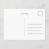 Faire-part Carte postale de naissance avec superposition de p (Dos)