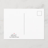 Faire-part Carte postale de nénuphars (Dos)