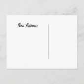 Faire-part Carte postale de nouvelle adresse (Dos)