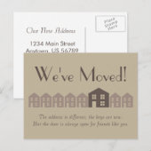 Faire-part Carte postale de nouvelle adresse (Devant / Derrière)
