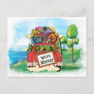 Faire-part Carte postale de nouvelle adresse
