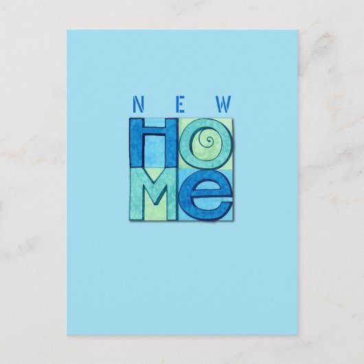 Faire-part Carte postale de nouvelle maison (Devant)