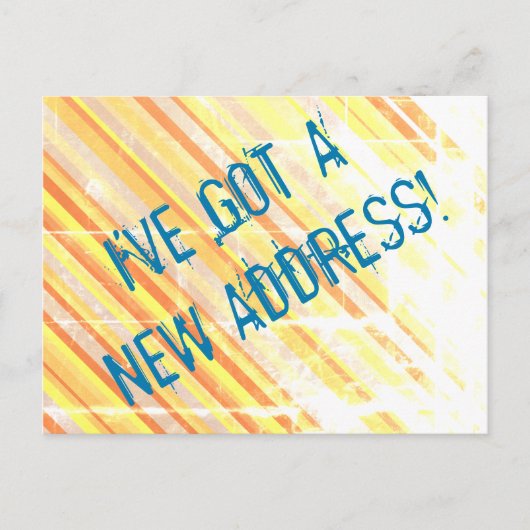 Faire-part Carte postale de nouvelle maison à l'aspect brut e (Devant)