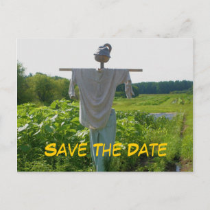 Faire-part Carte postale de photographie Save The Date Scarec