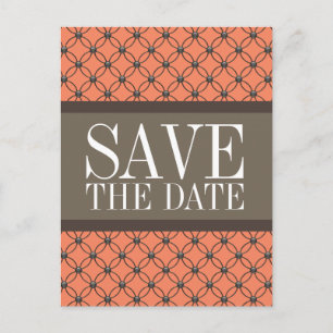 Faire-part Carte postale de préavis de mariage à motif en tre