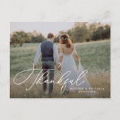 Faire-part Carte postale de remerciement romantique (Devant)