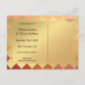 Faire-part Carte postale de sauvegarde de coucher de soleil e (Dos)