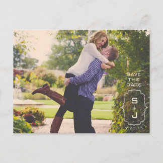 Faire-part Carte Postale de Sauvegarde de Date