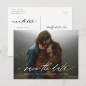 Faire-part Carte postale de sauvegarde de date à flot (Devant / Derrière)