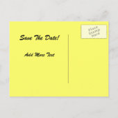 Faire-part Carte postale de sauvegarde de date Ballons et Fle (Dos)