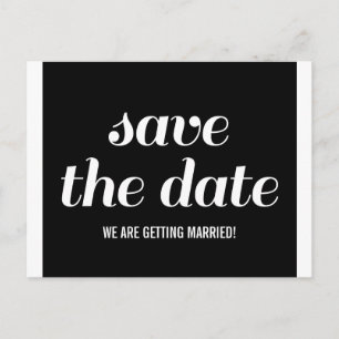Faire-part Carte postale de sauvegarde de date de charme, noi