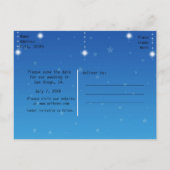 Faire-part Carte postale de sauvegarde de date de conte de fé (Dos)