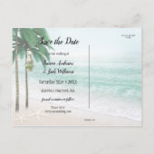 Faire-part Carte postale de sauvegarde de date de mariage de  (Dos)