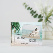 Faire-part Carte postale de sauvegarde de date de mariage de  (Debout devant)