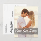 FAIRE-PART CARTE POSTALE DE SAUVEGARDE DE DATE DE PEINTURE À (Devant / Derrière)