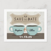 Faire-part Carte postale de sauvegarde de date de salon de ca (Devant)