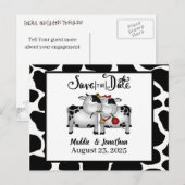 Faire-part Carte postale de sauvegarde de date de thème de fe (Devant / Derrière)