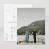 Faire-part Carte postale de sauvegarde de date d'écriture mod (Devant / Derrière)