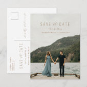 Faire-part Carte postale de sauvegarde de date d'écriture mod (Devant / Derrière)