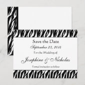 Faire-part Carte postale de sauvegarde de date d'impression d (Devant / Derrière)