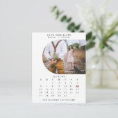 Faire-part Carte postale de sauvegarde de la date (Debout devant)