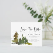 Faire-part Carte postale de sauvegarde de la date (Debout devant)