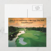 Faire-part Carte postale de sauvegarde de la date (Devant / Derrière)