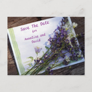 Faire-part Carte postale de sauvegarde de la date