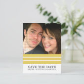 Faire-part Carte postale de sauvegarde de la date à triple ra (Debout devant)