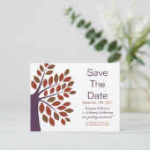 Faire-part Carte postale de sauvegarde de la date de mariage (Debout devant)