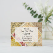 Faire-part Carte postale de sauvegarde de partition musicale  (Debout devant)