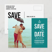 FAIRE-PART CARTE POSTALE DE SAUVEGARDE DE PHOTO DE SCRIPT NAV (Devant / Derrière)