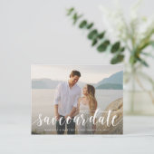 Faire-part Carte postale de sauvegarde du scénario (Debout devant)