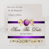 Faire-part Carte postale de sauvegarde Prince & Princesse Vio (Devant / Derrière)