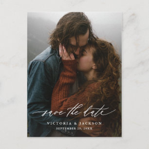 Faire-part Carte postale de sauvegarde verticale coulante