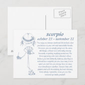 Faire-part Carte postale de Scorpion [- BitchScope -] (Devant / Derrière)