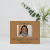 Faire-part Carte postale dentaire d'introduction (Debout devant)