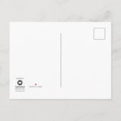 Faire-part Carte postale d'entreprise d'Eid - bleu (Dos)