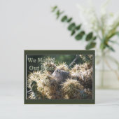 Faire-part Carte postale Déplacée vers l'ouest (Debout devant)