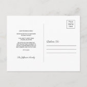 Faire-part Carte postale Déplacement de l'état du tableau noi (Dos)