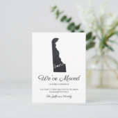 Faire-part Carte postale Déplacement de l'état du tableau noi (Debout devant)