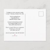 Faire-part Carte postale d'invitation soirée cinéma pour enfa (Dos)