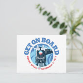 Faire-part Carte postale d'O-Train (Debout devant)