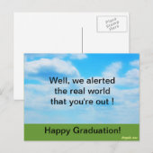 Faire-part Carte postale Drôle (Devant / Derrière)