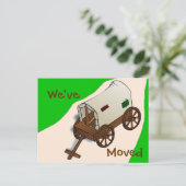 Faire-part Carte postale drôle de changement d'adresse (Debout devant)