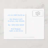 Faire-part Carte postale drôle de changement d'adresse de che (Dos)