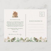 Faire-part Carte postale d'une nouvelle maison pour les vacan (Dos)